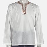 Men Comfortable Clothing Cotton Shirt Kurta India Chest 44 inches (gsk577a)