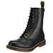 Dr. Martens 1490 10 Eye Boot Black Smooth 10 Uk