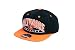 MLB Men's Baltimore Orioles Arched Snapback Cap (Black/Orange, Adjustable)