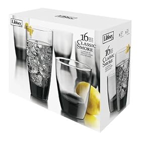 16 pc Classic Set (Smoke) by Libbey