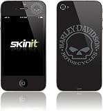 Skinit H-D Skull - Grey Vinyl Skin for Apple iPhone 4 / 4S