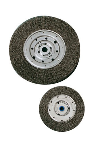 SAIT 06558 6 x .014 x 1-3/16 x 1/2 Wide Bench Wire Wheel