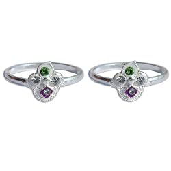 Women Fashion Silver Foot Jewelry Toe Rings