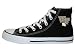 Game Day Soles Hi Top Black Wake Forest University Mascot Canvas