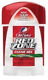 Old Spice Red Zone Anti-Perspirant/Deodorant, Clear Gel, Showtime, 3 oz (85 g) (Pack of 4)