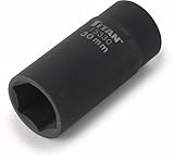 Titan 15330 30 mm 1/2' Drive 6 Point Axle Nut Socket [並行輸入品]