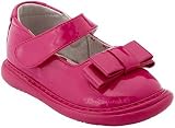 Hot Pink Triple Loop Bow Shoe Size 4