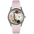 Whimsical Watches Women's Teen Girl Pink Leather Watch #S0420004