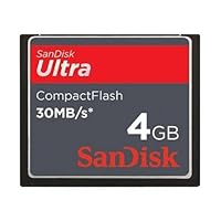 SanDisk 4GB Compact Flash CF Ultra 30MB/s SDCFH-004G - Bulk Packaging