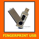 NEW METAL USB 2 GB Fingerprint Flash Memory Stick Thumb Drive