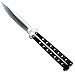 Sporting Goods : 9" Black Stainless Steel Chinese Fly Knife