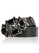 GUESS Leather Belt with Cluster Buckle