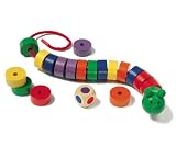 Wood Educational Game by Selecta - Threading Caterpillar