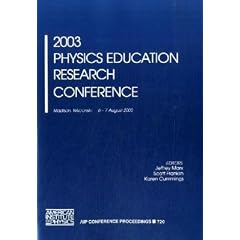 2003 Physics Education Research Conference (AIP Conference Proceedings)