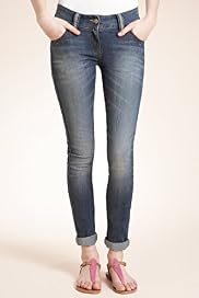 Angel Roll Up Skinny Denim Jeans