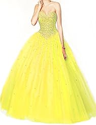 Modest Strapless  Tulle Empire   Waistline Cocktail Floor Length Sequined Beaded  Ball Gown Evening Dress/Prom Dress/Quinceanera Dress/Party Dress 