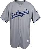 Los Angeles Dodgers Road Grey Authentic MLB Jersey