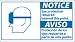 SIGNS-10 X 18 NOTICE EYE PROTECTION REQUIRED
