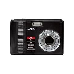 Rollei Compactline 130 Digitalkamera (10 Megapixel, 3-fach opt. Zoom, 6,4 cm (2,5 Zoll) Display) schwarz