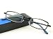 《激安・特価》シニアグラス(既製)・FASHION READER(ファッション・リーダー)・FS-2509 ブラック/ブルー 【レンズ度数:+1.50】 【オシャレな老眼鏡・お洒落なシニアグラス・リーディンググラス】