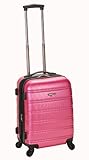 Rockland Luggage Melbourne 20 Inch Expandable Abs Carry On Luggage, Pink, One Size