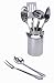 Cook Pro Stainless Kitchen Tools With Milk Can Holder, Set of 6