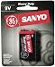 Sanyo Hc9V Heavy Duty Battery Blister Packs (9V 1Pk)