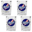 Los Angeles Dodgers 4pc Square Shot Glass Set MLB Baseball
