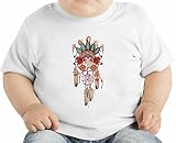 Indian skull オーガニックベビーTシャツ 12 - 18 Months