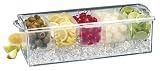 Review Paderno/World Cuisine 44947-03 / Paderno World Cuisine Bar Cocktail Container with Ice Drawer and 5 Starage Compartments