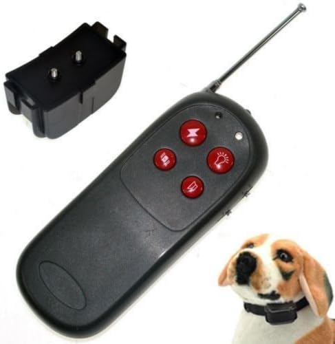 4 In1 Vibration Static 3 Level Whistle Led Electric Remote Control Dog Training Shock Collar