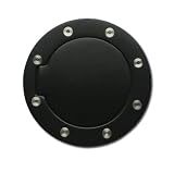 02-08 DODGE RAM BILLET FUEL GAS DOOR BLACK