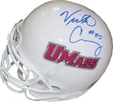 Victor Cruz signed UMass Minutemen Schutt Authentic Mini Helmet- Steiner Hologram - Autographed College Mini Helmets