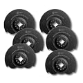 6 Offset Oscillating Saw Blades For: Wood, Metal, Plastics, Fits Fein Multimaster, Fein FMM250Q, Bosch, Chicago, Secco, Milwaukee