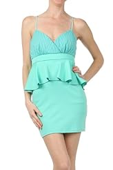 Cocktail High-Low-Hem Polyester/Spandex Elasticized   Waistline Summer Lace  Bodycon Dress/Midi Dress  With Ruffles