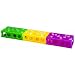 Heathrow Scientific HEA29022G Assorted Colors Polypropylene 4-Way Microtube Rack, 174mm Width x 52mm Height x 95mm Depth, 48 Tube (Pack of 5)
