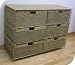 6 Drawer Unit Sea Grass & Water Hyacinth