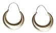 Hoop Earrings In Sterling Silver 1.5 inches