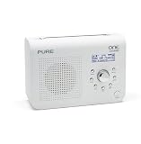 Pure ONE-CLASSIC-WHT Pure One Classic Portable DAB/FM Radio in White
