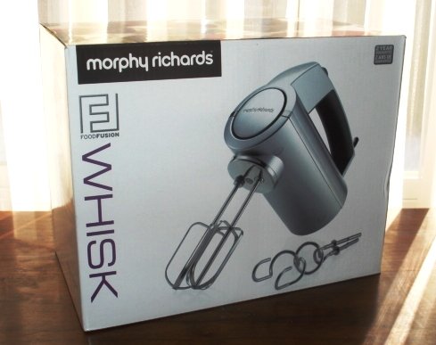 Morphy Richards Food Fusion Whisk Electric Hand Mixer Blender Model no. 48954 Silver Color