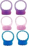 Stay Hard Vibrating Cock Rings (Pack of 6)