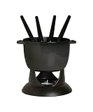 Staub Chocolate & Cheese Petite Fondue .75 Quart Black Matte