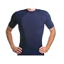 Beach Depot UPF 50+ Men's Short Sleeve Rash Guard Shirt - Navy