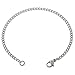 Women's 316l Stainless Steel 3mm Curb Chain Anklet