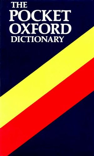 pocket oxford dictionary of current english