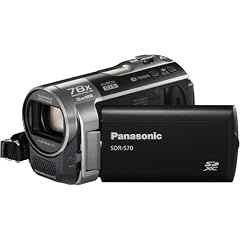 Panasonic SDR-S70EG-K Camcorder (SD-Kartenslot, 78-fach opt. Zoom, 6,7 cm (2,7 Zoll) Display, Bildstabilisator) schwarz