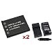 eForCity 2 Battery+CHARGER Compatible with OLYMPUS FE-220 FE-230 240 LI-42B