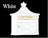 Victorian Wallmount Mailbox - White