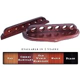 6 Hole Cue Wall Rack