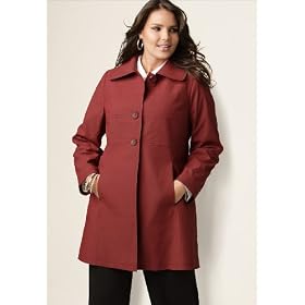 Avenue Plus Size Empire Rain Coat
